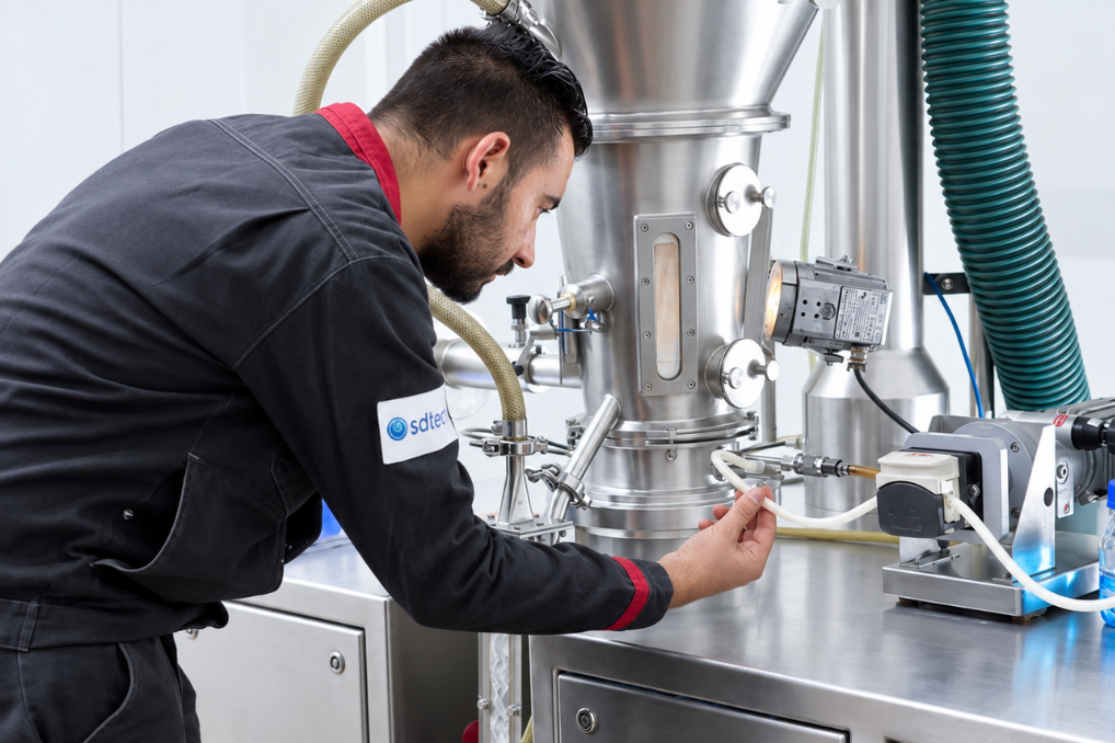 Granulation à SDTech: la mise en forme sur mesure de vos poudres